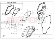 CFMOTO 2021 UTV UFORCE 1000 (CF1000UTR-3) LEFT DOORS - F37-1-A-V3