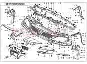 FRONT PLASTICS - F04-1 - CFMOTO UFORCE 1000 (CF1000UTR-3) 2024