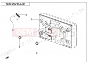DASHBOARD - F17 - CFMOTO UFORCE 1000 (CF1000UTR-3) 2024