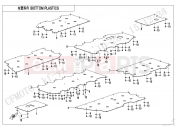 BOTTOM PLASTICS - F04-8-V1 - CFMOTO UFORCE 1000 (CF1000UTR-5) 2023