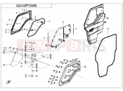 CFMOTO UFORCE 1000 (CF1000UU) LEFT DOORS - F37-1-A-V2