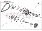 CFMOTO UFORCE 1000 (CF1000UU) CVT ASSY(FOR DOWNHILL BRAKING) - E05-B