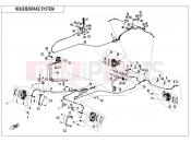 CFMOTO UFORCE 1000 (CF1000UU) BRAKE SYSTEM - F08-V2