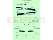 CFMOTO UFORCE 1000 (CF1000UU) DECAL KITS(NA@^2021,TITANIUM GRAY) - F19-2-E