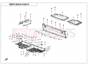 CFMOTO UFORCE U6 EV (CF200DUU) MIDDLE PLASTICS - F04-3