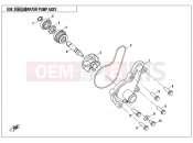 CFMOTO 2017 UTV UFORCE 550 (CF500UTR-2) WATER PUMP ASSY