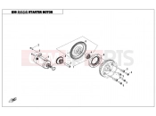 CFMOTO 2017 UTV UFORCE 550 (CF500UTR-2) STATER MOTOR