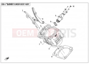 CFMOTO 2017 UTV UFORCE 550 (CF500UTR-2) CYLINDER BODY ASSY - E02-3