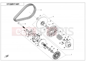 CFMOTO 2017 UTV UFORCE 550 (CF500UTR-2) CVT ASSY(AUSTRALIA) - E05-B