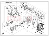 CFMOTO 2019 UTV UFORCE 550 (CF500UTR-2) REAR AXLE(AUTOMATIC DIFFERENTIAL LOCK) - F33-A-V3