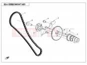CFMOTO 2019 UTV UFORCE 550 (CF500UTR-2) CAMSHAFT ASSY - E02-4