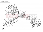 CFMOTO UFORCE 550 (CF500UU) REAR AXLE - F33