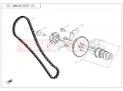 CFMOTO UFORCE 550 (CF500UU) CAMSHAFT ASSY - E02-4