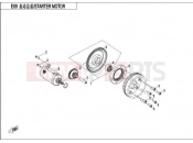 CFMOTO UFORCE 550 (CF500UU) STATER MOTOR - E09
