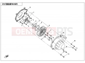CFMOTO UFORCE 550 (CF500UU) FAN ASSY - E18