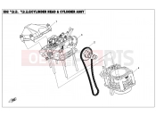 CFMOTO UFORCE 550 (CF500UU) CYLINDER HEAD@^CYLINDER ASSY. - E02