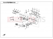 CFMOTO UFORCE 550 (CF500UU) MUFFLER - F02-V2