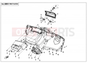 CFMOTO UFORCE 550 (CF500UU) FRONT PLASTICS - F04-2