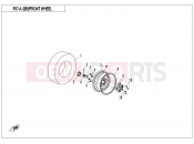 CFMOTO UFORCE 550 (CF500UU) FRONT WHEEL(2017 VERSION) - F07-A