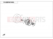 CFMOTO UFORCE 550 (CF500UU) FRONT WHEEL(2018 VERSION) - F07-B