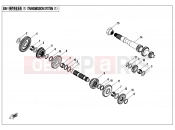 CFMOTO UFORCE 550 (CF500UU) TRANSMISSION SYSTEMï¼1ï¼ - E06-1