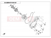 CFMOTO UFORCE 550 (CF500UU) WATER PUMP ASSY - E08
