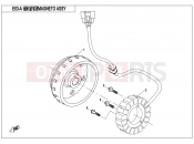 CFMOTO UFORCE 550 (CF500UU) MAGNETO ASSY(WITHOUT EPS) - E03-A