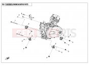 CFMOTO UFORCE 550 (CF500UU) ENGINE MOUNTING PARTS(2018) - F00-1-B