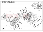 CFMOTO UFORCE 550 (CF500UU) CVT CASE ASSY. - E01-3-V3