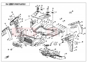 CFMOTO 2020 UTV UFORCE 550 (CF500UU) FRONT PLASTIC - F04-1