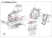 CFMOTO 2020 UTV UFORCE 550 (CF500UU) MIDDLE PLASTICS - F04-3