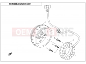 CFMOTO 2020 UTV UFORCE 550 (CF500UU) MAGNETO STATOR ASSY(HIGH POWER) - E03-B