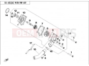 CFMOTO UFORCE 600 (CF600-5) WATER PUMP ASSY. - E23