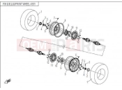 CFMOTO 2015 UTV UFORCE 600 (CF600-5) FRONT WHEEL