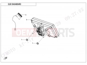 CFMOTO UFORCE 600 (CF600UTR) DASHBOARD - F17