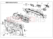CFMOTO 2021 UTV UFORCE 600 (CF600UTR [T1b] ) MIDDLE PLASTICS - F04-2