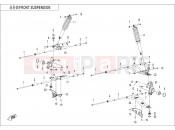CFMOTO 2021 UTV UFORCE 600 (CF600UTR [T1b] ) FRONT SUSPENSION - F05