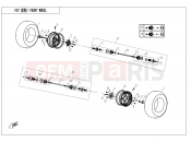 CFMOTO UFORCE 800 (CF800-3) FRONT WHEEL - F07