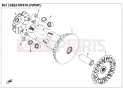 CFMOTO UFORCE 800 (CF800-3) DRIVE PULLEY(FRONT)