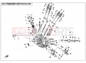 CFMOTO UFORCE 800 (CF800-3) CYLINDER HEAD NO.2 ASSY. - E02-6