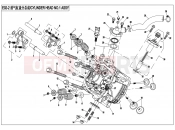 CFMOTO UFORCE 800 (CF800-3) CYLINDER HEAD NO.1 ASSY. - E02-2