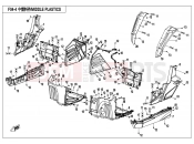 CFMOTO 2019 UTV UFORCE 800 (CF800-3) MIDDLE PLASTICS - F04-4