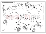 CFMOTO 2019 UTV UFORCE 800 (CF800-3) BRAKE SYSTEM(2017) - F08-A