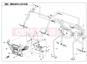 CFMOTO 2019 UTV UFORCE 800 (CF800-3) BUMPER @^ CAB FRAME - F23