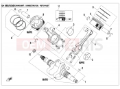 CFMOTO 2019 UTV UFORCE 800 (CF800-3) CRANKSHAFT @^ CONNETING GOD @^ PISTON ASSY - E04