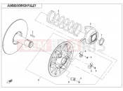 CFMOTO UFORCE 800 (CF800-3) DRIVEN PULLEY(CVtech)