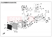 CFMOTO UFORCE 800 (CF800-3) WATER COOLING SYSTEM