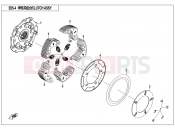 CFMOTO UFORCE 800 (CF800-3) CLUTCH ASSY - E05-4