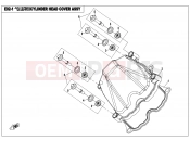 CFMOTO 2017 UTV UFORCE 800 (CF800UTR-2) CYLINDER HEAD COVER ASSY. - E02-1