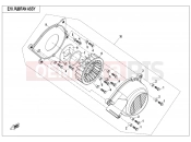 CFMOTO 2017 UTV UFORCE 800 (CF800UTR-2) FAN ASSY. - E18